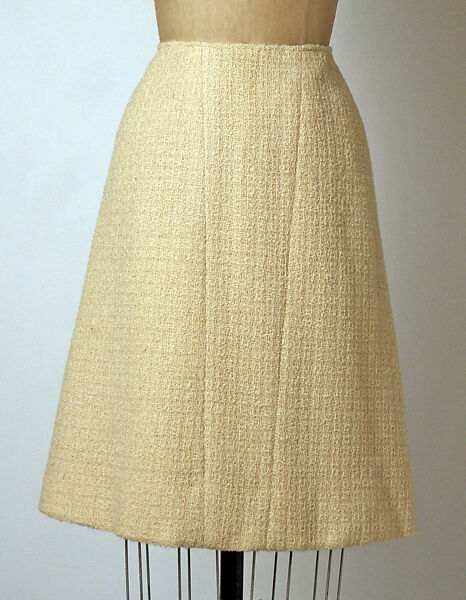 Suit, House of Chanel (French, founded 1910), a) wool, metal, silk; b) wool, silk, French
