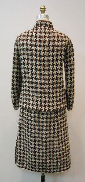 Suit, House of Chanel (French, founded 1910), a) wool, cashmere, silk, metal; b) wool, cashmere, silk, French