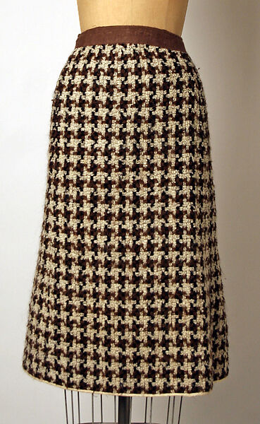 Suit, House of Chanel (French, founded 1910), a) wool, cashmere, silk, metal; b) wool, cashmere, silk, French