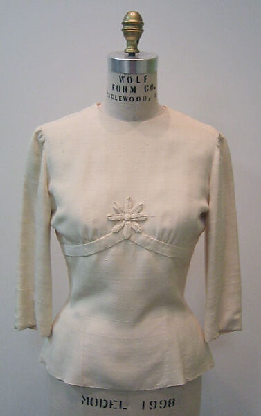 Shirt, Mainbocher (French and American, founded 1930), silk, American 