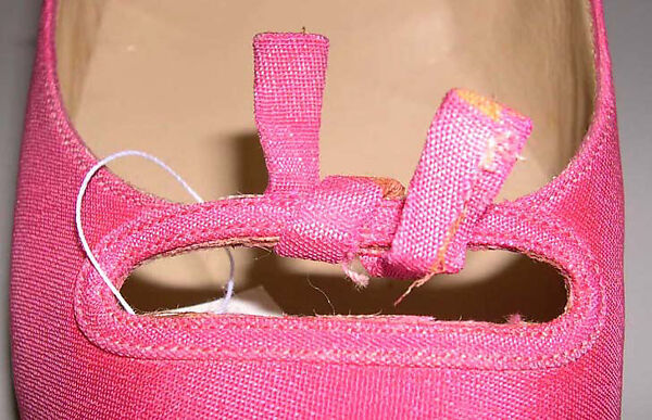 Shoes, Roger Vivier (French, 1913–1998), a,b) silk, French