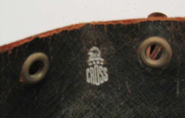 "Noah Bag", Mark W. Cross (American, 1845–1997), a-c) leather, metal, American