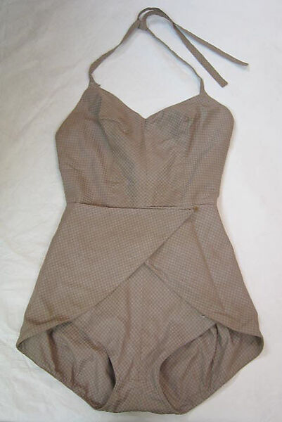 Bathing suit, Claire McCardell (American, 1905–1958), cotton, American