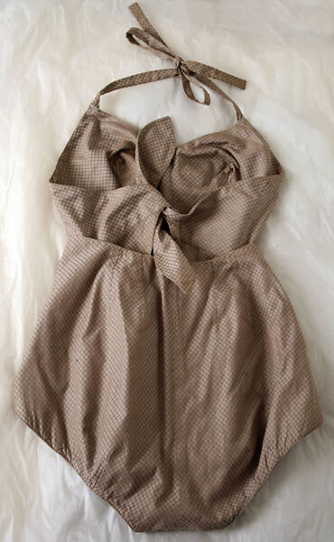 Bathing suit, Claire McCardell (American, 1905–1958), cotton, American