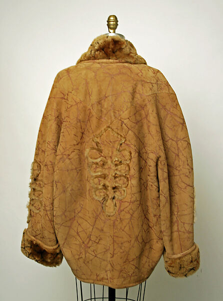 Coat, Fendi (Italian, founded 1925), fur (sheepskin), plastic, Italian