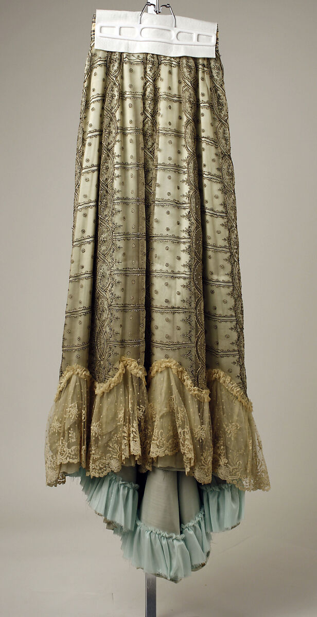 Dress, silk, French