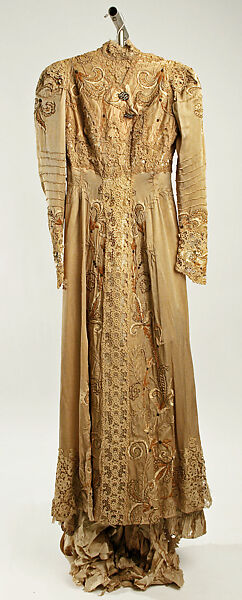 Dress, Callot Soeurs (French, active 1895–1937), silk, metal thread, French