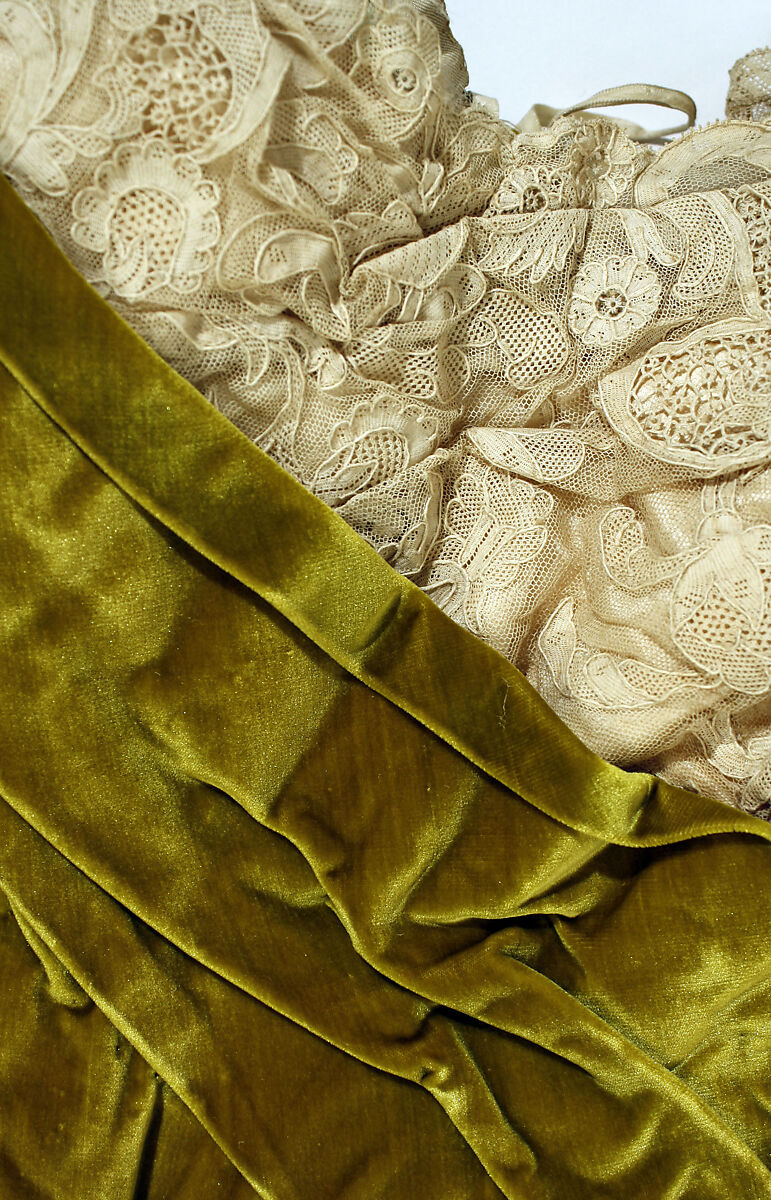 Evening dress, House of Worth (French, 1858–1956), silk, French