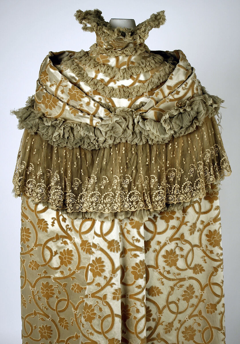 Opera cape, House of Worth (French, 1858–1956), silk, French