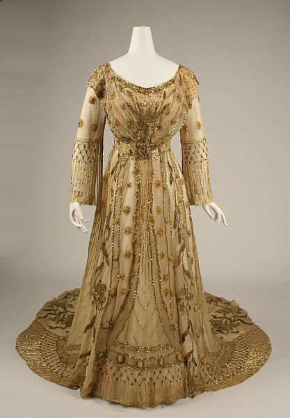 Evening dress, [no medium available], European