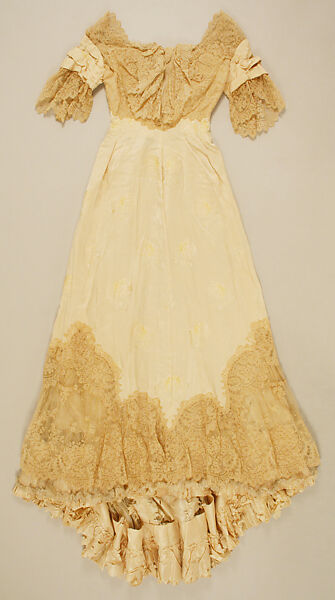 Dress, silk, French