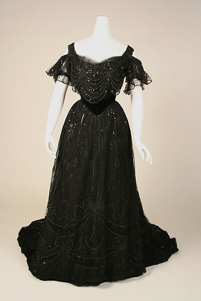 Dress, House of Worth (French, 1858–1956), silk, French