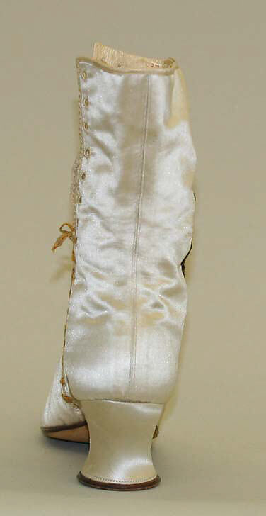 Boots, silk, French