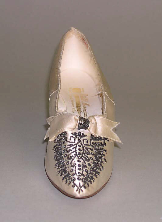 Shoes, silk, French