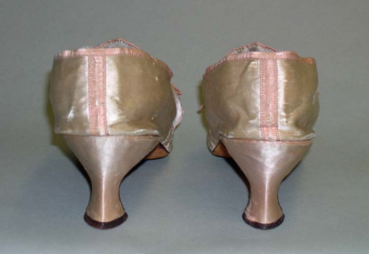 Shoes, silk, British