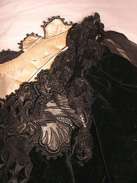 Dress, silk, French