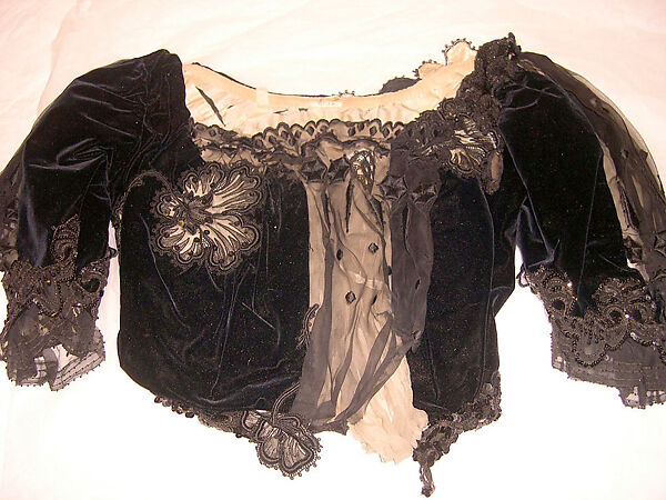 Dress, silk, French