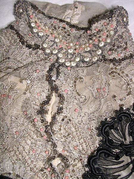 Dress, silk, French