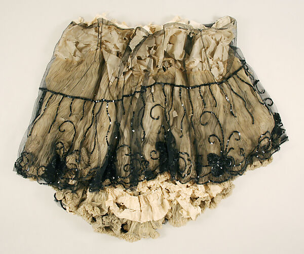 Dress, silk, French