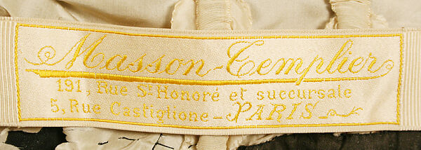 Dress, silk, French