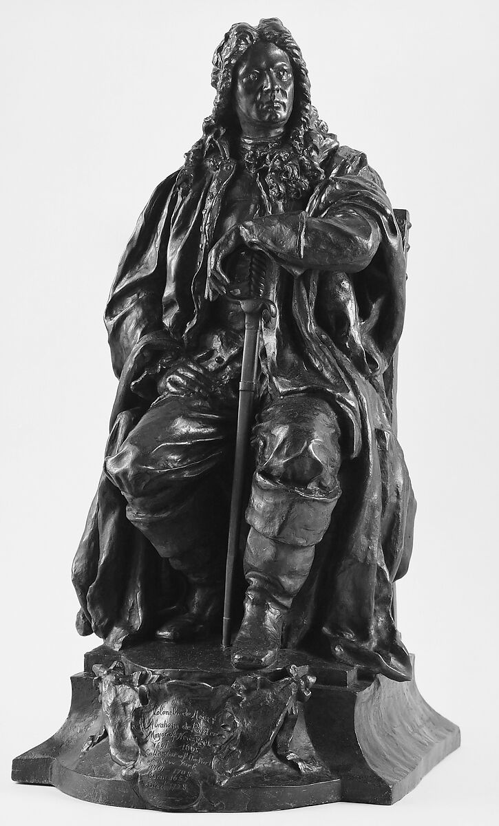 Colonel de Heer Abraham de Peyster, George Edwin Bissell (American, New Preston, Connecticut  1839–1920 Mount Vernon, New York), Bronze, American 