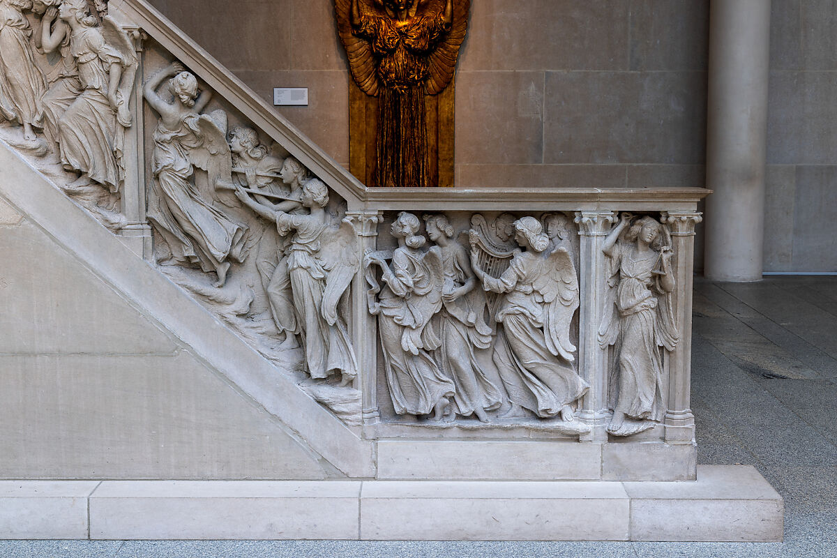 All Angels' Church Pulpit and Choir Rail, Karl Theodore Bitter (American (born Austria), Vienna 1867–1915 New York), Limestone, oak, and walnut, American