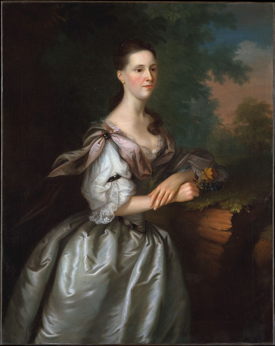 Mrs. Samuel Cutts, Joseph Blackburn (active 1752–ca. 1778), Oil on canvas, American 