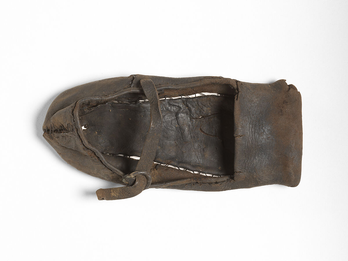 Shoes, leather, probably British
