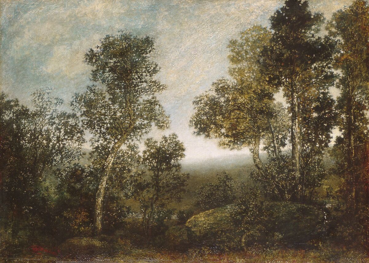 Landscape, Ralph Albert Blakelock (1847–1919), Oil on canvas, American 
