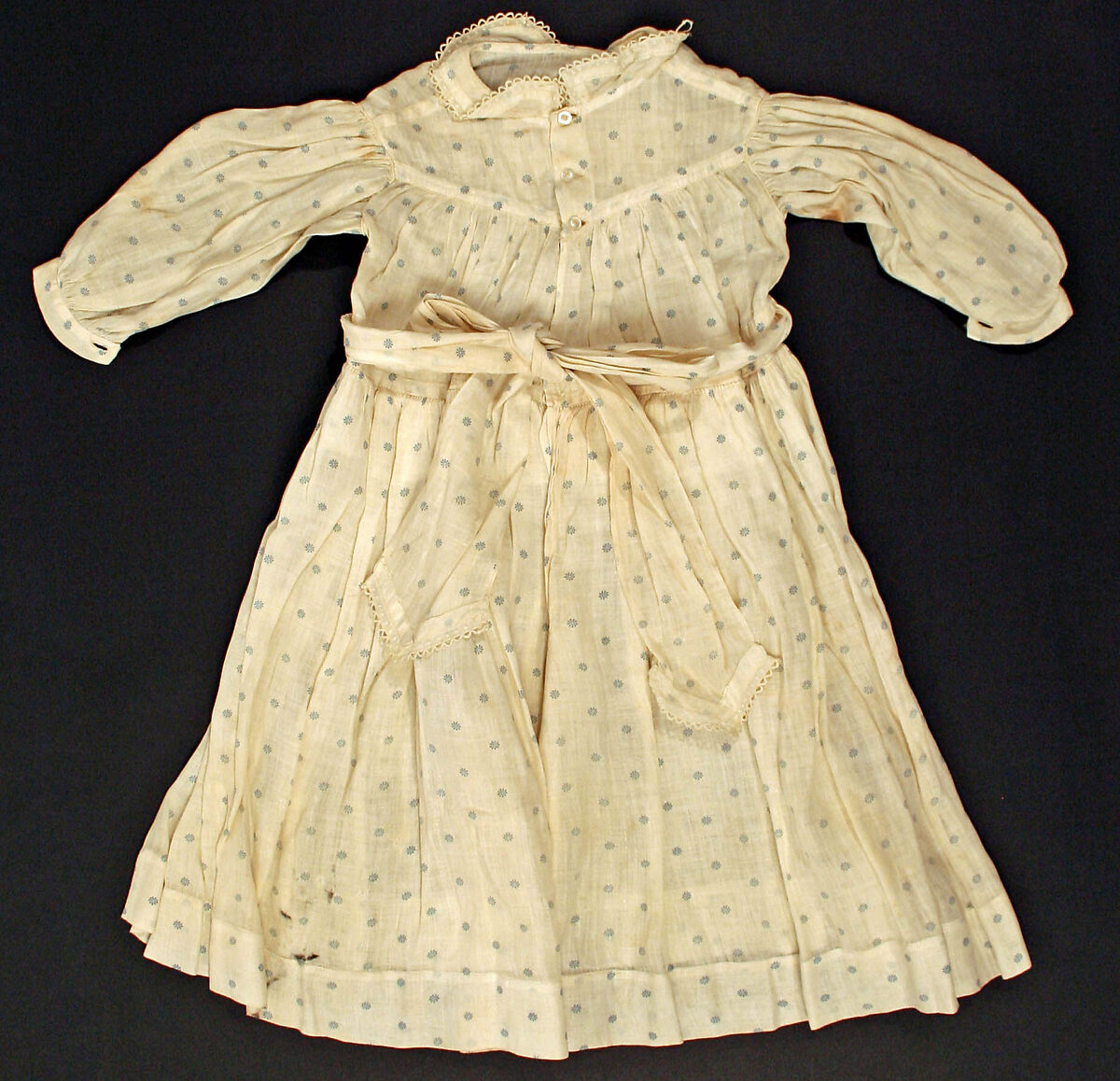 Dress, cotton, American