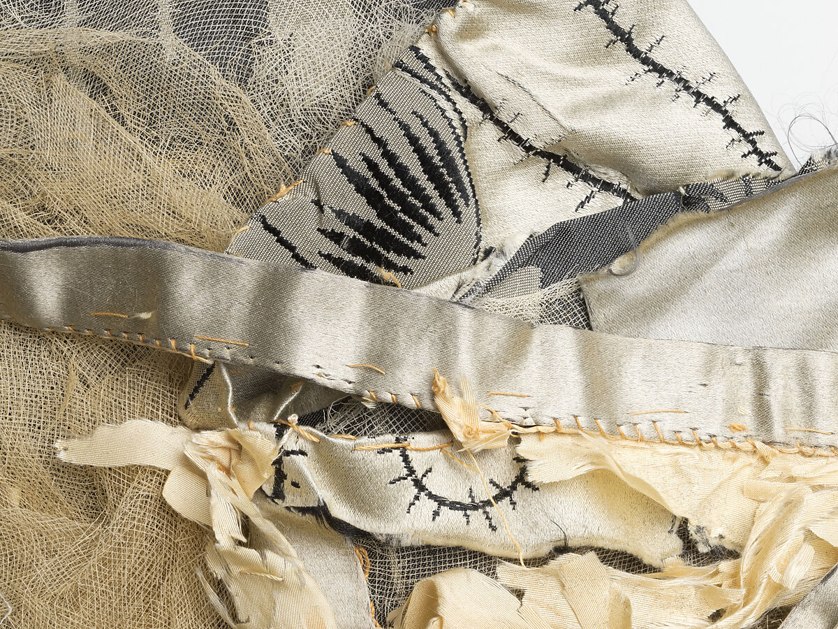 Dress, A. Fanet (French, active ca. 1877–1905), silk, glass, jet, French