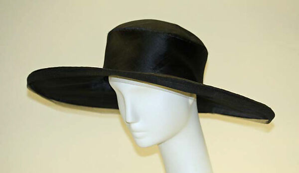Hat, Enos, Ltd. (British), silk, feather, British 