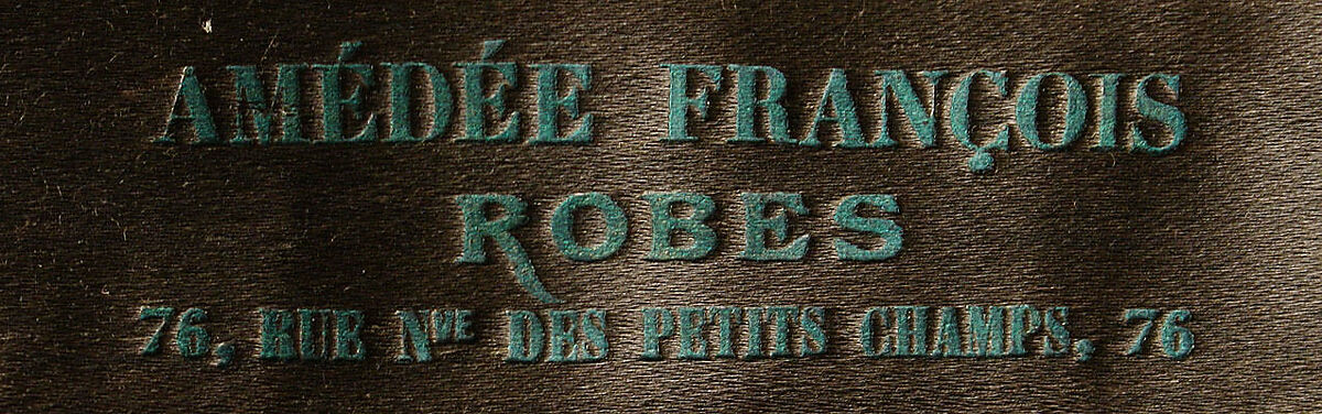 Mourning dress, silk, French