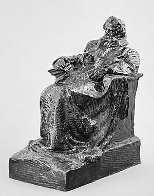 John Ruskin, John G. de la Mothe Borglum (1867–1941), Bronze, American 