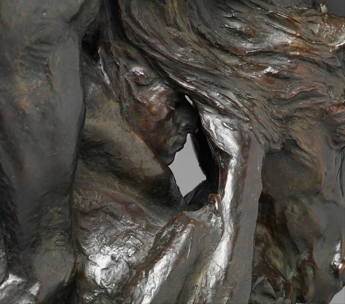 On the Border of the White Man's Land, Solon Hannibal Borglum (American, Ogden, Utah 1868–1922 Stamford, Connecticut), Bronze, American