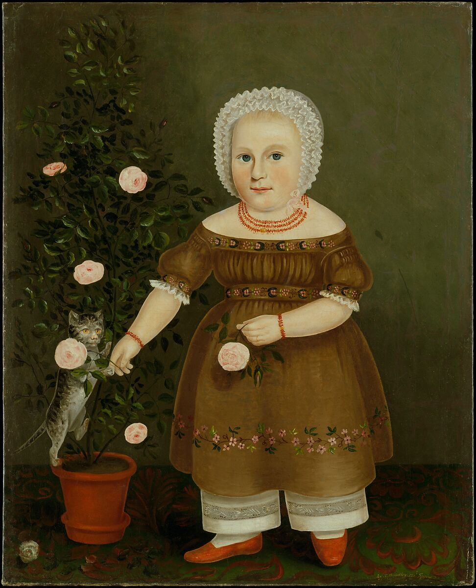 Emma Homan, John Bradley (active 1832–47), Oil on canvas, American 