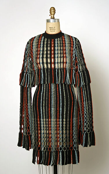 Dress, Azzedine Alaïa (French (born Tunisia), Tunis 1935–2017 Paris), wool/synthetic blend, French 