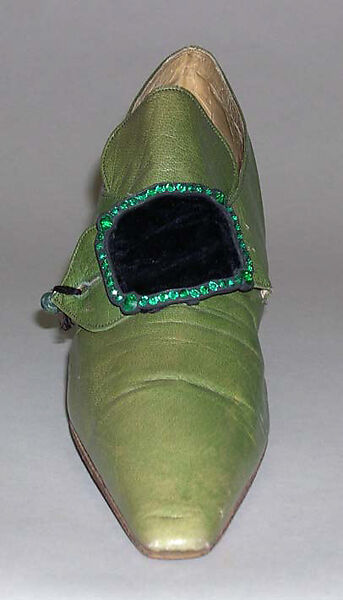 Slippers, Hellstern and Sons (French, active 1870–ca. 1972), leather, French