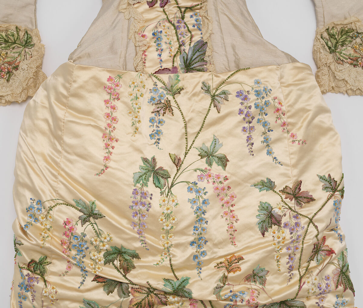 Dress, Mme. Martin Decalf (French, active ca. 1875–1881), silk, French