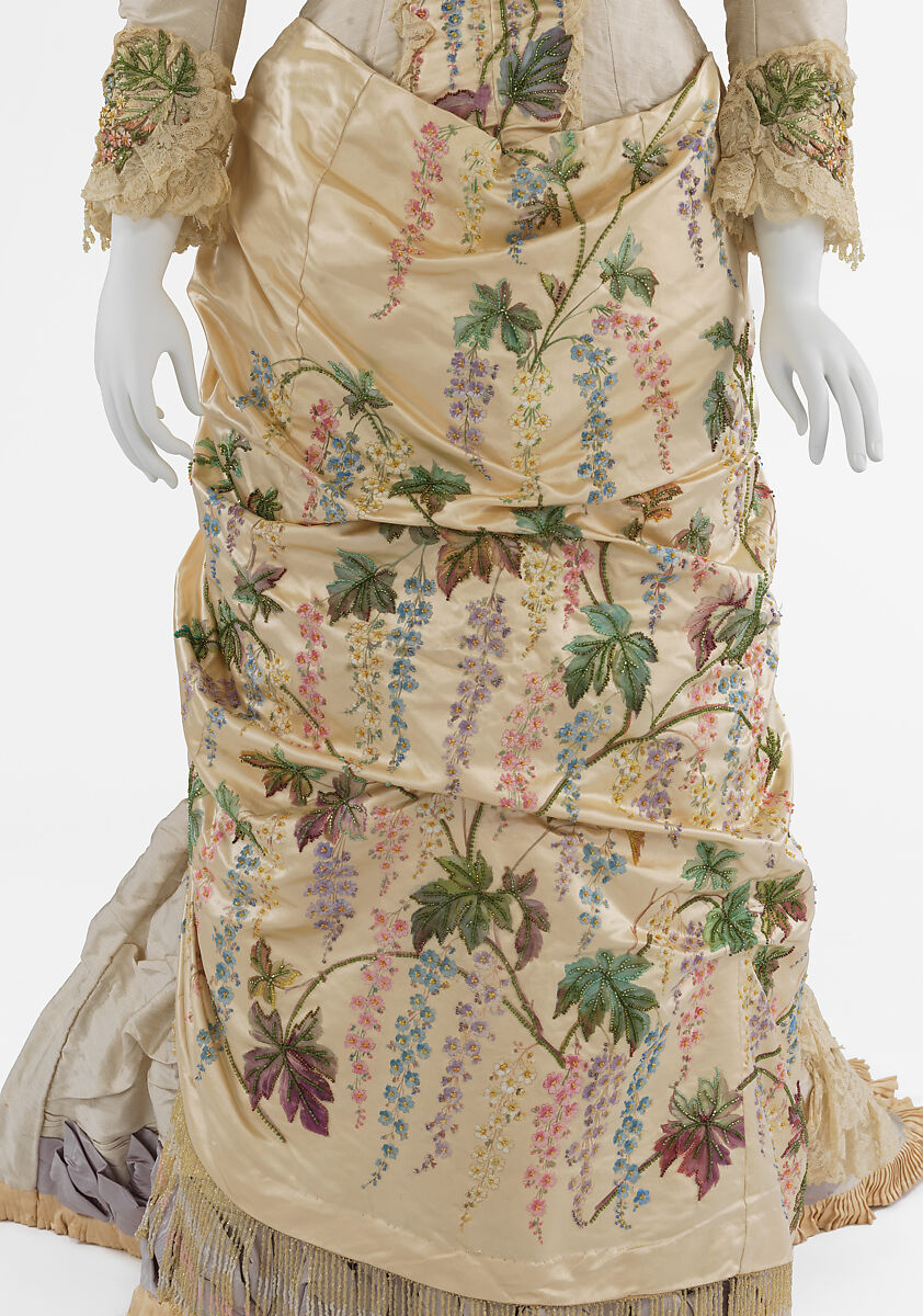 Dress, Mme. Martin Decalf (French, active ca. 1875–1881), silk, French