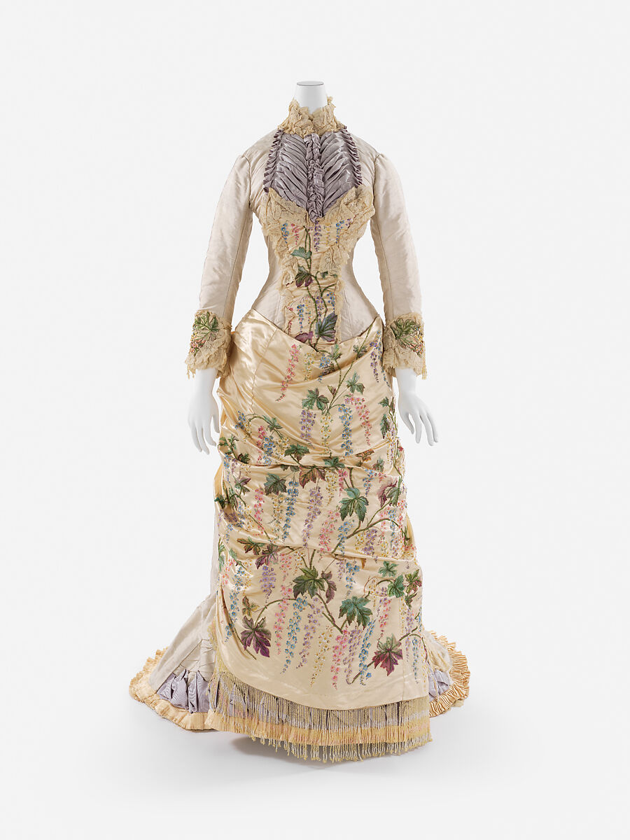 Dress, Mme. Martin Decalf (French), silk, French 