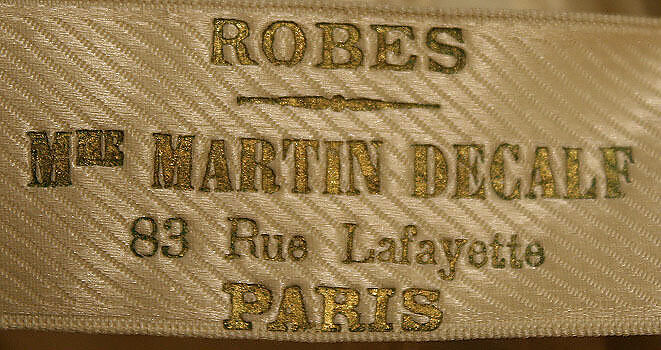 Dress, Mme. Martin Decalf (French, active ca. 1875–1881), silk, French