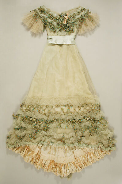 Evening dress, Jacques Doucet (French, Paris 1853–1929 Paris), silk, French