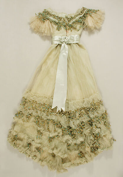 Evening dress, Jacques Doucet (French, Paris 1853–1929 Paris), silk, French