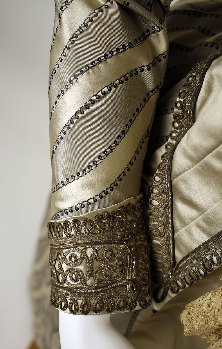 Dress, silk, probably American