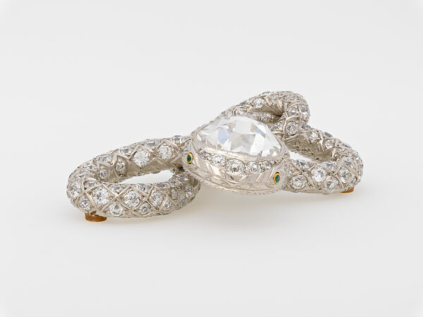Brooch, Diamonds, emeralds, platinum, American