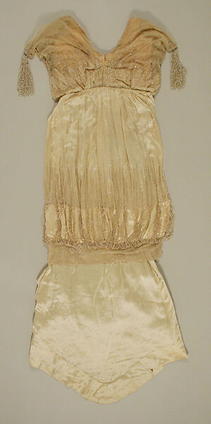 Dress, silk, American