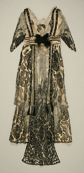 Dress, silk, American