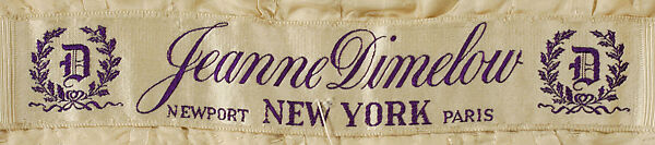 Dress, silk, American