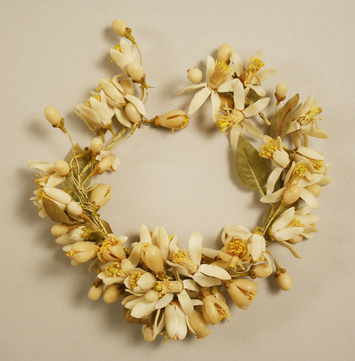 Wedding dress, (a, b) silk, American